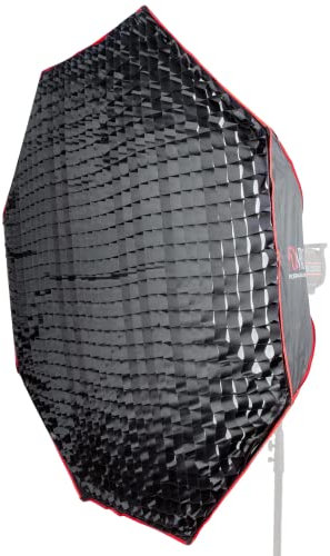 150cm 5ft Elinchrom Easy Set Up Softbox Umbrella Open Octagonal Soft Box Round Diffuser Circular Grid Softbox Studio Photo Key Lighting Octobox Lightbox (150cm)