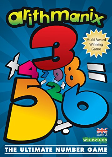 Wildcard Games Arithmanix The Ultimate Maths Game – Multi Award Winning, Fun, Family Game and Educational STEM Learning Resource for Mental Arithmetic and Times Tables.