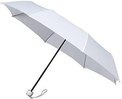 Impliva miniMAX Parapluie canne, 100 cm, Blanc (Weiß)