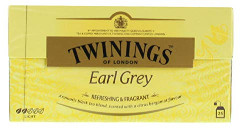 Twinings Earl Grey Té 25 bolsas de té