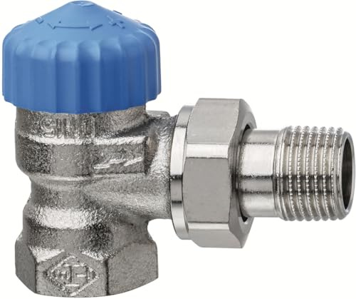 Heimeier Thermostat-Ventilunterteil 3/8 Eck vernickelt 2241-01.000