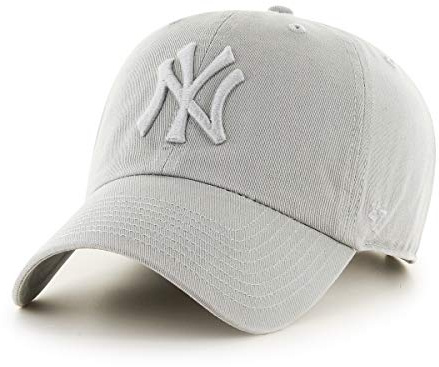 '47 Brand RGW17GWS Clean Up Tonal Strapback NY Yankees Grau Grau, Size:ONE Size