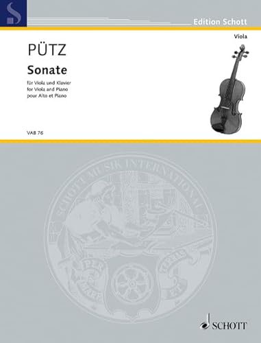 Sonate: viola and piano.
