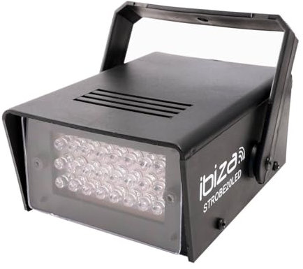 Ibiza STROBE20LED Stroboscope Noir