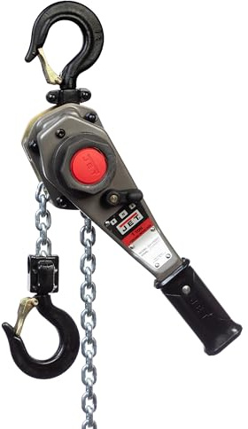 JET 1-Ton Lever Hoist, 10' Lift, Overload Protection (JLH-100WO-10)
