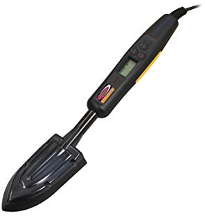 JAMARA 172130 Folienbügeleisen Digi Control Iron - Minibügeleisen für Modellbau und Patchwork, Basteln, Hobby, Teflonbeschichtet, Dititalanzeige, Stufenloser Temperaturregler