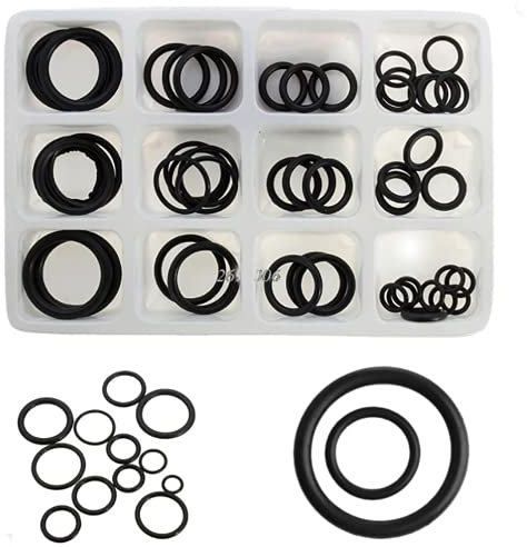 50 x Assorted Rubber O Ring Rings Plumbing DIY Tap Sink Washers Car Seals Air