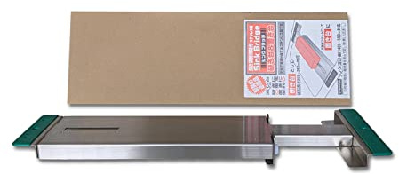 Sanelli Ambrogio, Naniwa, Supporto da Lavandino per Pietre Affilacoltelli, Base Regolabile ed Estensibile, Ideale per un'Affilatura Precisa e Raffinata, Made in Japan