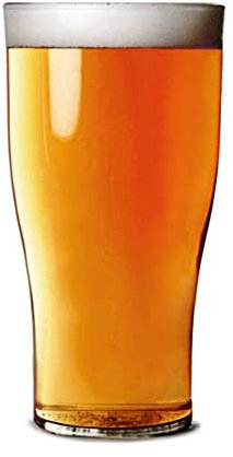 Elite Polycarbonate Tulip Pint Tumblers CE 20oz / 568ml - Pack of 48 - Plastic Beer Glasses