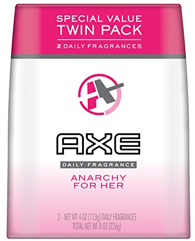 AXE Body Spray for Women, Anarchy For Her 4 oz, Twin Pack
