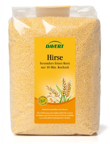 Davert, Hirse, 1kg. 1er Pack
