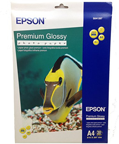 (Duplicate of B0000DEYWM)Epson S041287 Premium Glossy Papier 255g/m² (A4/ 20 Blatt)