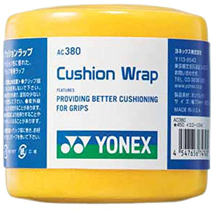 YONEX Cusion Grip Yellow Tennis Squash Badminton