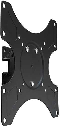 Universal TV Wandhalterung für 19-50 Zoll - nur 5 cm Wandabstand schwenkbar neigbar - Halterung für OLED LCD LCD 3D HD Plasma Fernseher - VESA 75 100 200 schwarz Modell: S87B