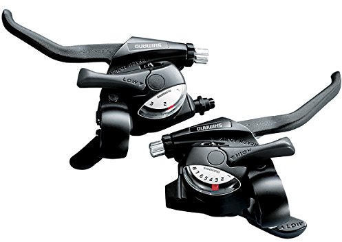 Tourney Shimano Schalthebel SL-TX30 7R & L (Reibung) 2050 x 1800 mm innen, 600 x 600 x 300 mm, außen schwarz