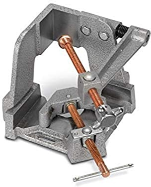 Schweißkraft Metallwinkelspanner MWS-3 95 (zum Ausrichten und Fixieren im 90° Winkel, 3-Achsen Ausführung, Spannweite 95 mm, Grauguss) 1790102