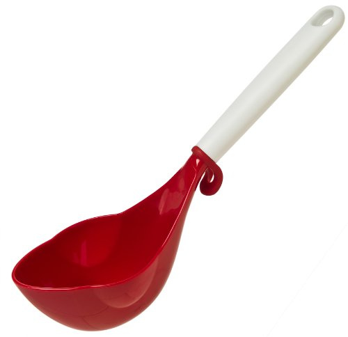 Progressive International Canning Scoop, Nylon, Red, L