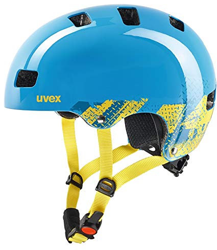 Uvex Kinder Fahrradhelm Kid 3,blackout blue,55-58 cm