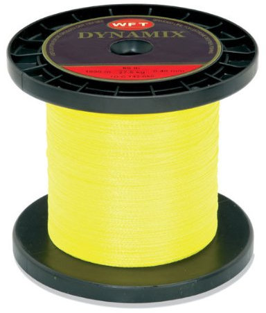 WFT Dynamix Schnur Angelschnur geflochten 1000m - 0.26mm - Gelb #1D-C 142-030