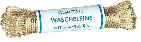 homiez Wäscheleine mit Vollstahleinlage, Stärke 2,7 mm Länge: 20 m ummantelt