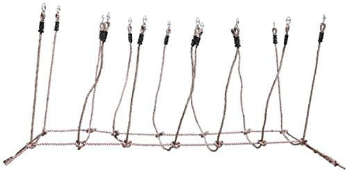 small foot 6998 rope bridge made of safe plastic rope, for tensioning between trees, loadable up to 100 kg