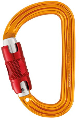 PETZL - Carabiner Sm'D TWIST LOCK - Unisex, Yellow, One Size