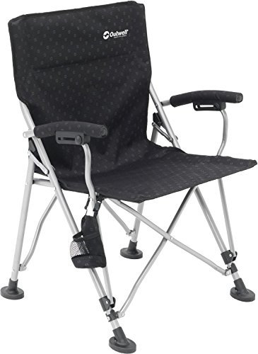 Outwell Campo Camping Chair, Black, 61 x 61 x 89 cm