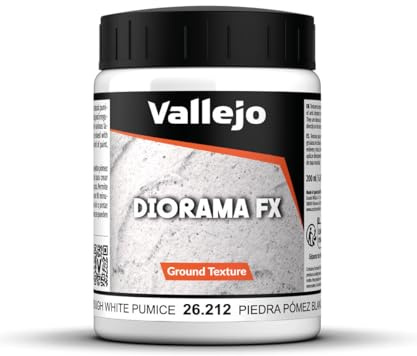 Vallejo modellfärg 200 ml stentexturer – fin vit pimpsten