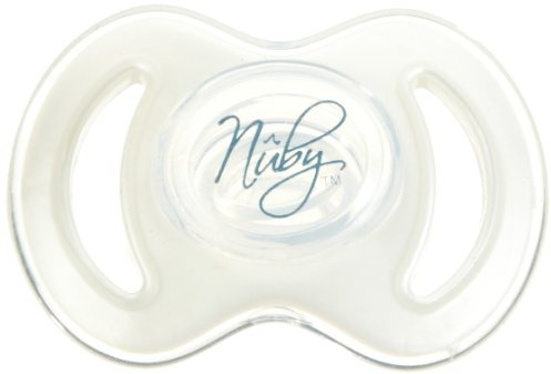 Nuby NT67512MFSN Natural Touch Beruhigungssauger mit Silikon-Mundplatte 6+ Monate