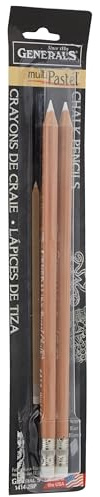 General Pencil Kreidestifte, 2 Stück, Weiß
