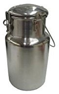 Hermanos Santiago C.B. - Lechera aluminio 3 litros