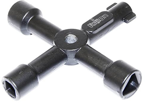 Rolson 22460 Four Way Service Utility Key