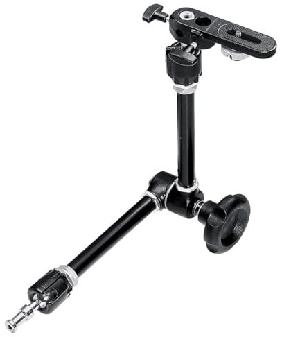Manfrotto 244 Variable Friktionsarm mit Halterung (Schwarz) für Fotografen und Videografen
