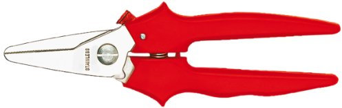 BESSEY Erdi Combi-Schere gerade D48, Rechtsschneidend, Gesamtlänge 190 mm Schnittlänge 42 mm, Schneide mit Verzahnung, Gewicht 0,12 Kg