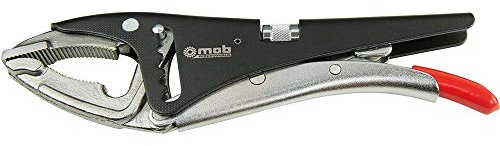 MOB Outillage 9306250001 Pince Etaux Becs Longs 250 mm, Noir