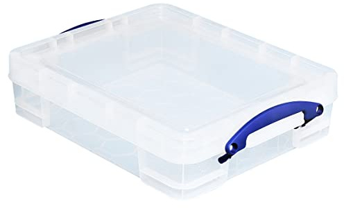 Really Useful Box Plastic Storage 11 Litre Clear