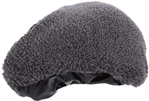 Prophete Unisex Satteldecke Fellimitat Gepolstert, Schwarz,