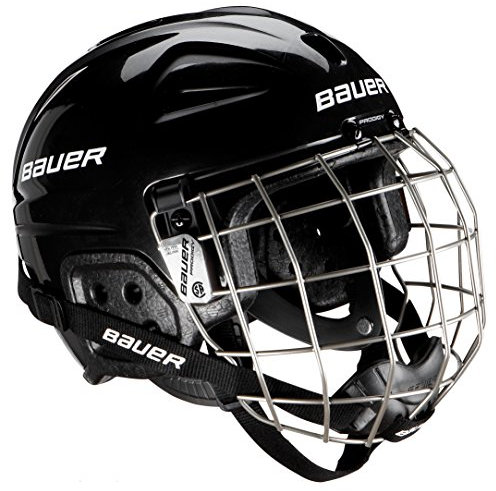 Bauer Erwachsene Helm Helmet LIL Sport Combo mit Gitter, Schwarz, One size, 1036927