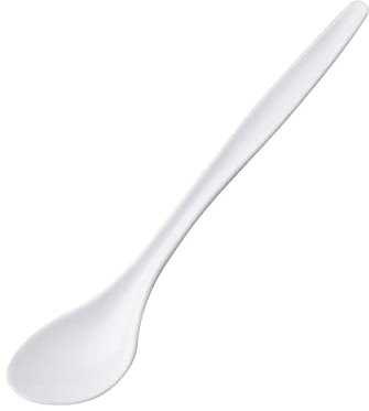 Westmark 6 Eier-/Servierlöffel, Länge: ca. 14,3 cm, Hochwertiger Kunststoff, Weiß, 20842280