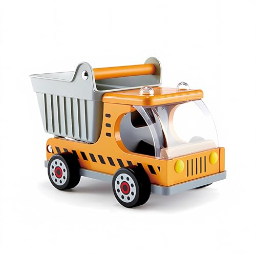 Hape Camion Ribaltabile | Ideale per il gioco in casa o all'aperto | Per bambini dai 3 anni