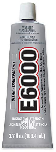 E6000 230012 Craft Adhesive, 3.7 Fluid Ounces, Single Pack, Transparent