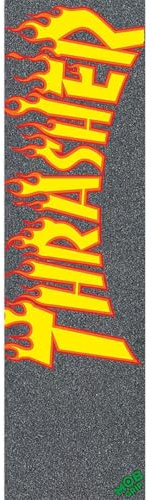 mob Skateboard Grip Tape - Thrasher Flame Lasercut