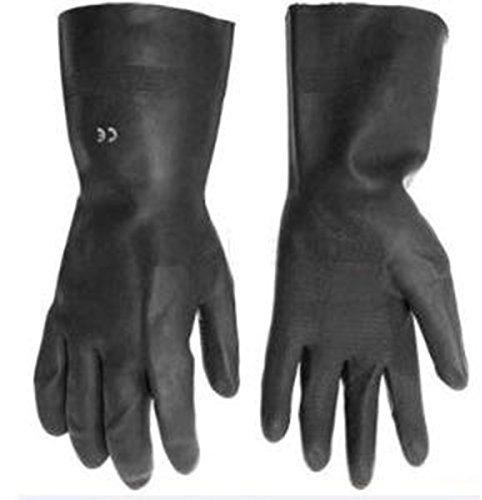Heavy Duty Optima Tough Extra Large Rubber Gloves Industrial Flock Lined Gloves by Ramon