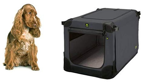 Maelson Soft Kennel Hundebox - Anthrazit - 72 x 51 x 51 cm
