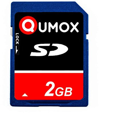 QUMOX 2GB Tarjeta SD Card para Camara teléfono móvil