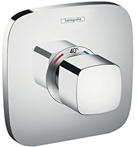 hansgrohe Ecostat E Unterputz Highflow Thermostat, für 1 Funktion, Chrom, für Durchfluss bis ca. 59l/min