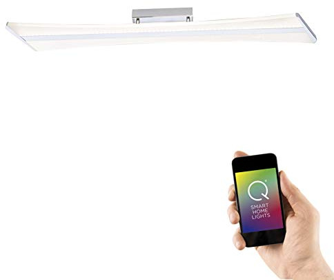 Paul Neuhaus LED Deckenleuchte Smart-Home RGB+W dimmbar Fernbedienung | Farbwechsel, inkl. Funkfernbedienung, Innenleuchte, IP20