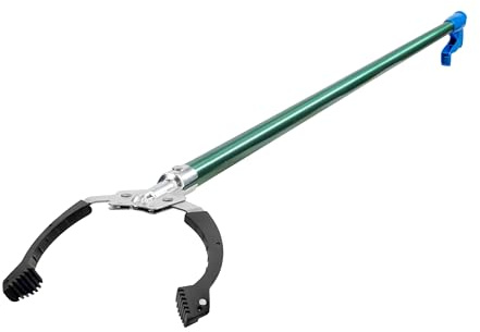 Unger Professional 48” Nifty Nabber, Reacher Grabber Tool, Trash Picker Upper, Built-In Magnet and Ergonomic Grip, Outdoor Claw Pickup, Reaching Assist for Seniors, Safely Perform Tasks
