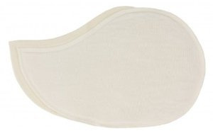 ImseVimse 1 x tvättbara amningsinlägg 25 x 18 cm droppform ull/silke