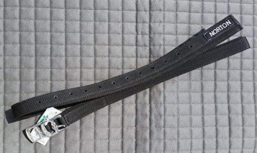 Symantec Norton Nylon Steigbügelriemen schwarz, wählbare Größe (56 Zoll)